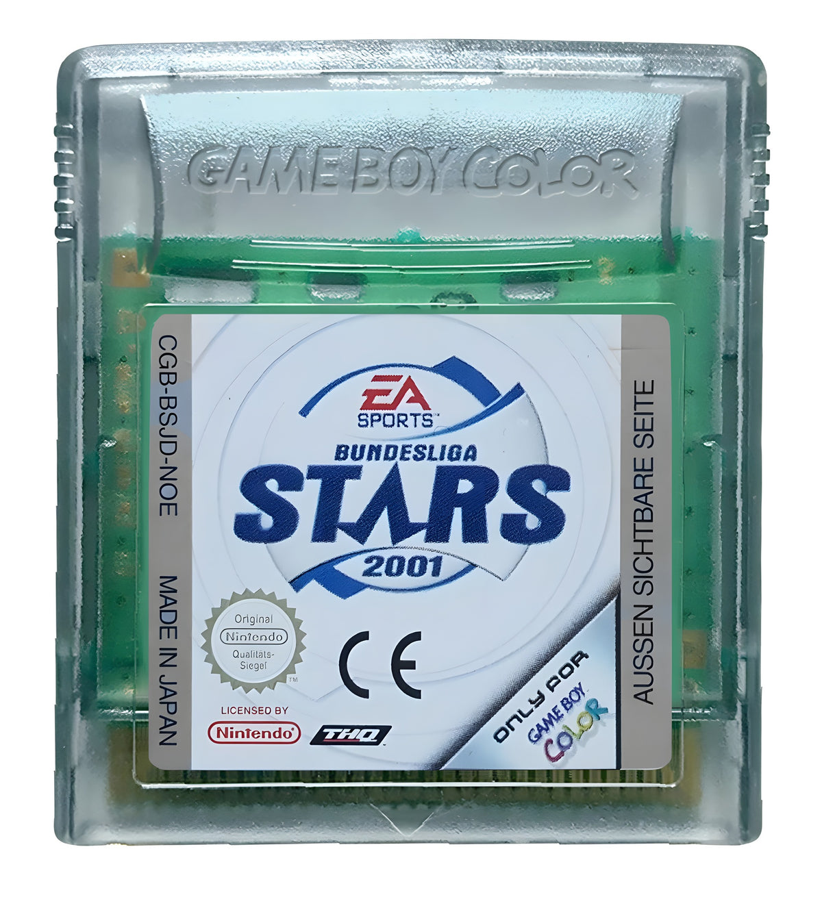 Das Modul von Bundesliga Stars 2001 für GameBoy Color