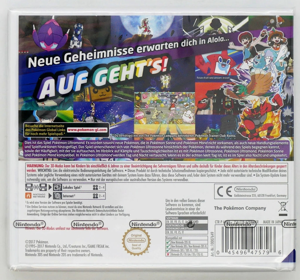 Pokémon Ultramond (DE) · Sammlerstück