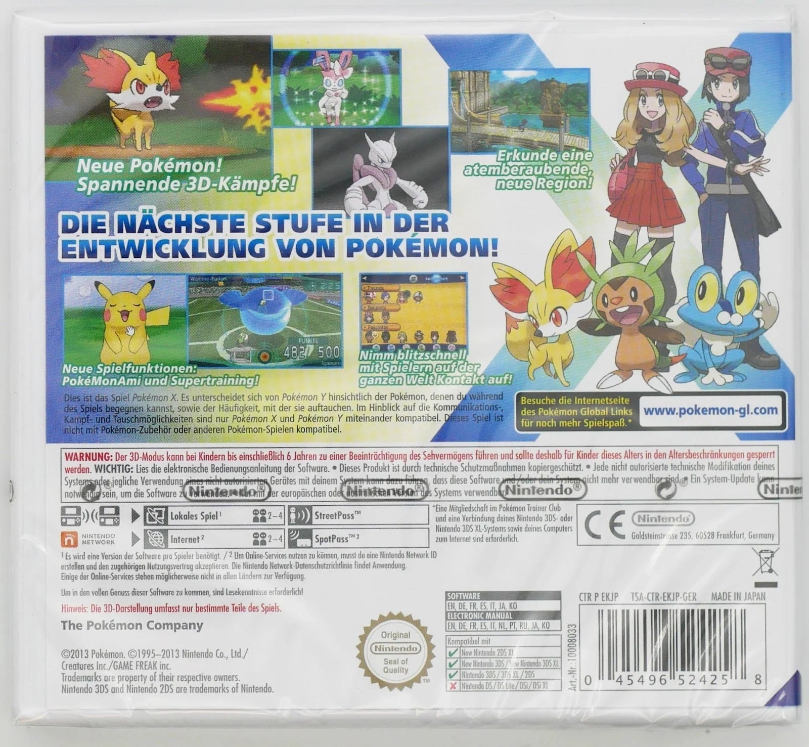 Pokémon X Pixel Grading SEALED 85+ 70573647 (DE) · Sammlerstück
