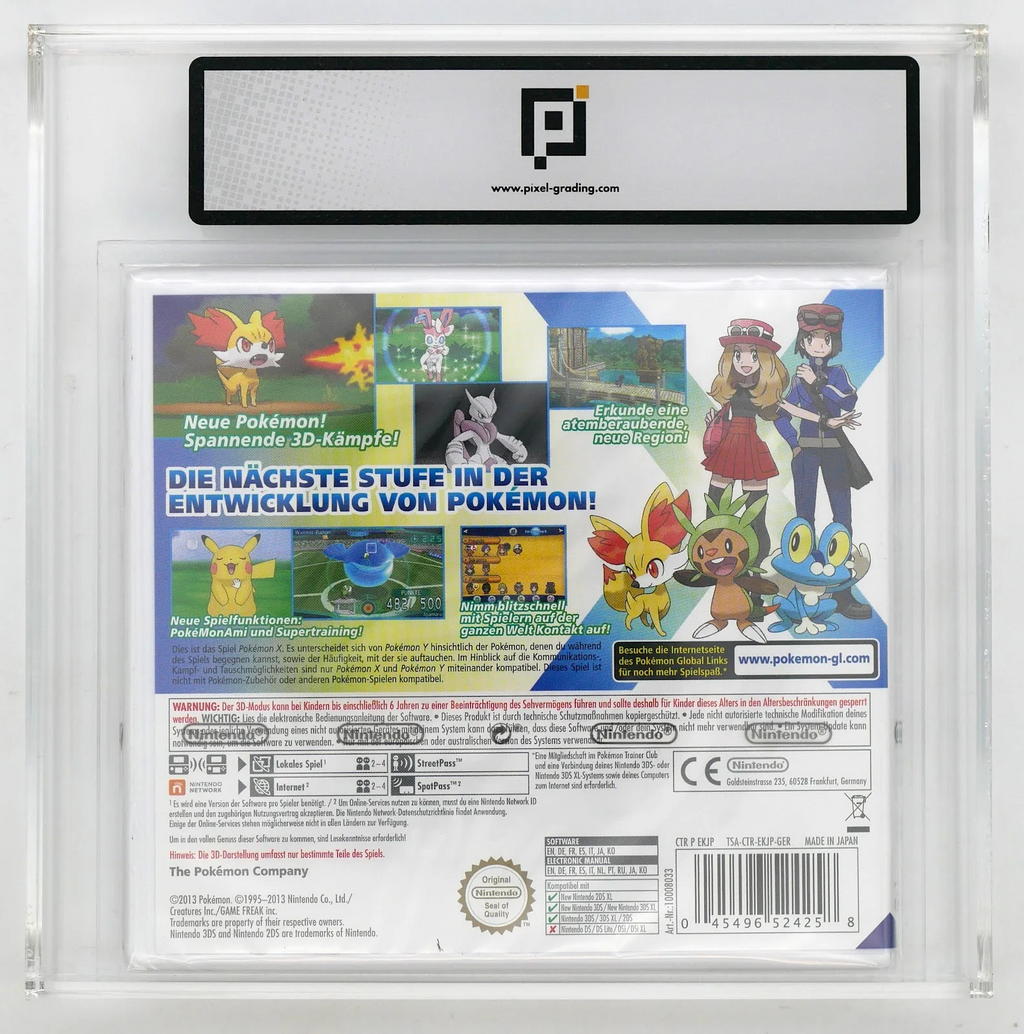 Pokémon X Pixel Grading SEALED 90 71247618 (DE) · Sammlerstück