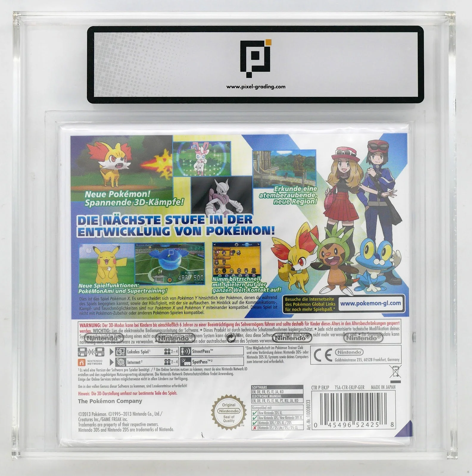 Pokémon X Pixel Grading SEALED 90 71247618 (DE) · Sammlerstück
