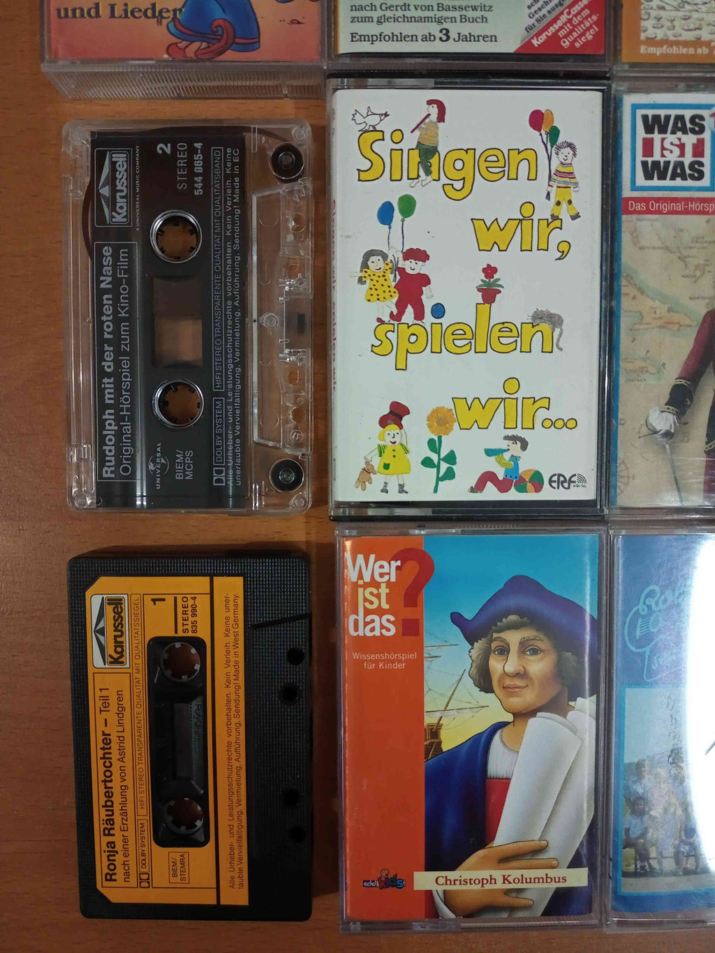 MC Kassetten-Set S54: Was ist was, Momo, Ali Baba Europa Karussell Kinder Sammlung