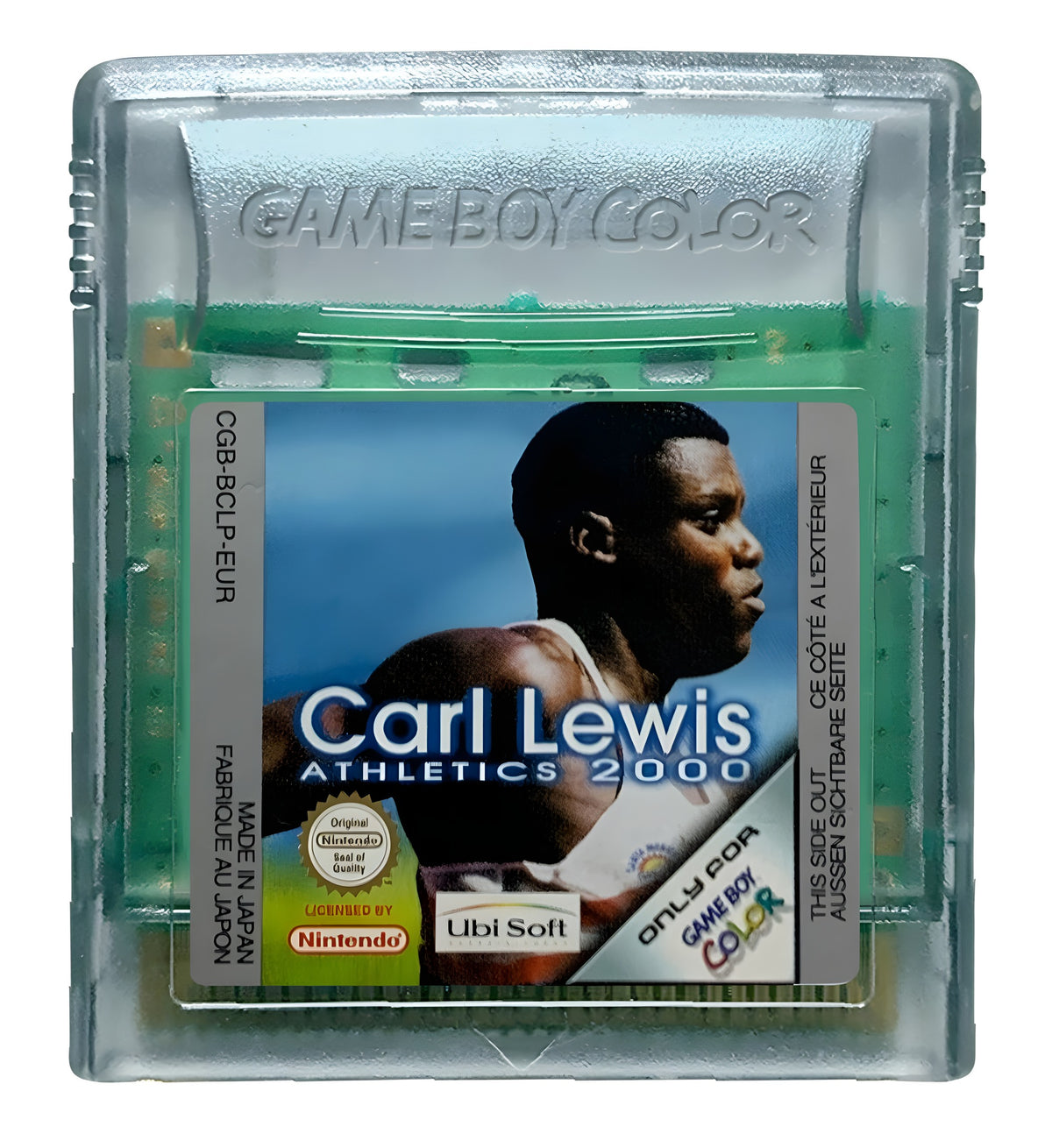 Das Modul von Carl Lewis Athletics 2000 für GameBoy Color