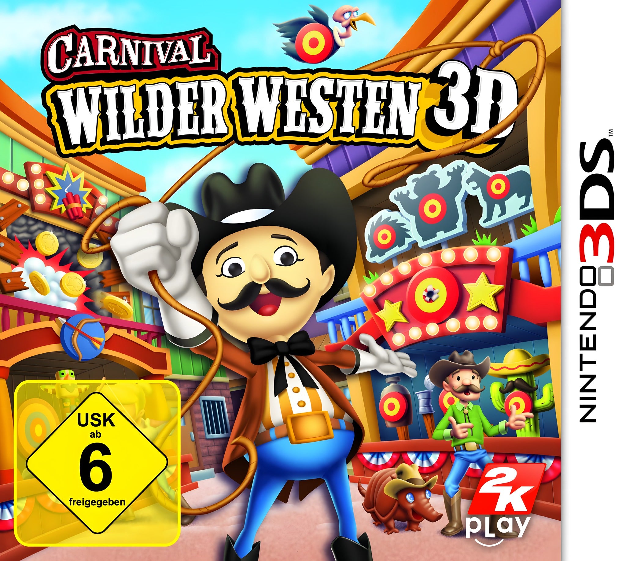 Carnival: Wilder Westen 3D (DE) – Cover Vorderseite