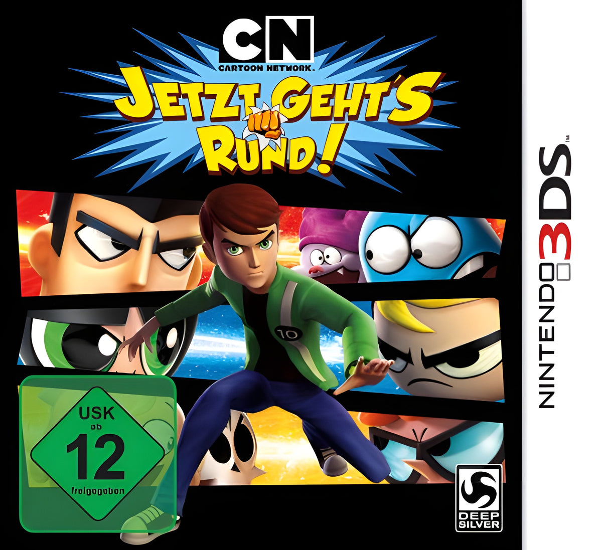 Das Cover von Cartoon Network Jetzt gehts rund für Nintendo 3DS
