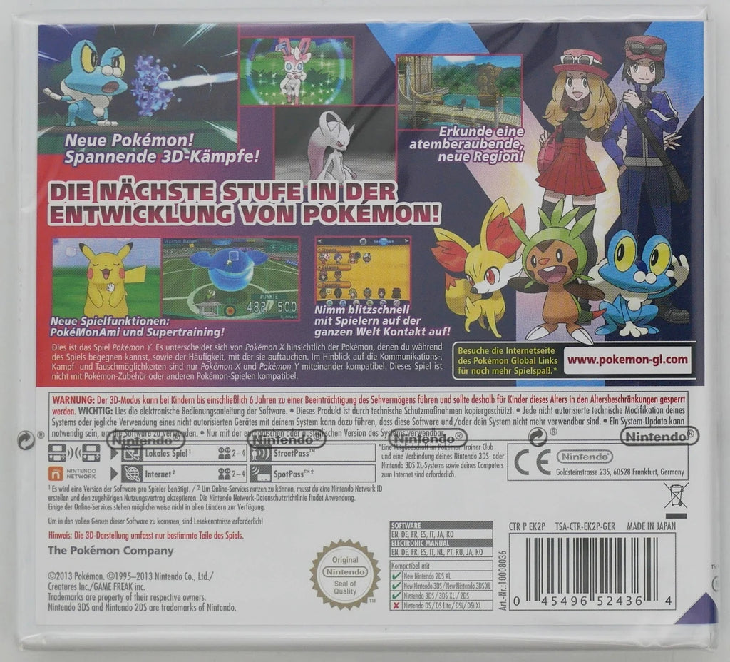 Pokémon Y Pixel Grading SEALED 90 84459385 (DE) · Sammlerstück