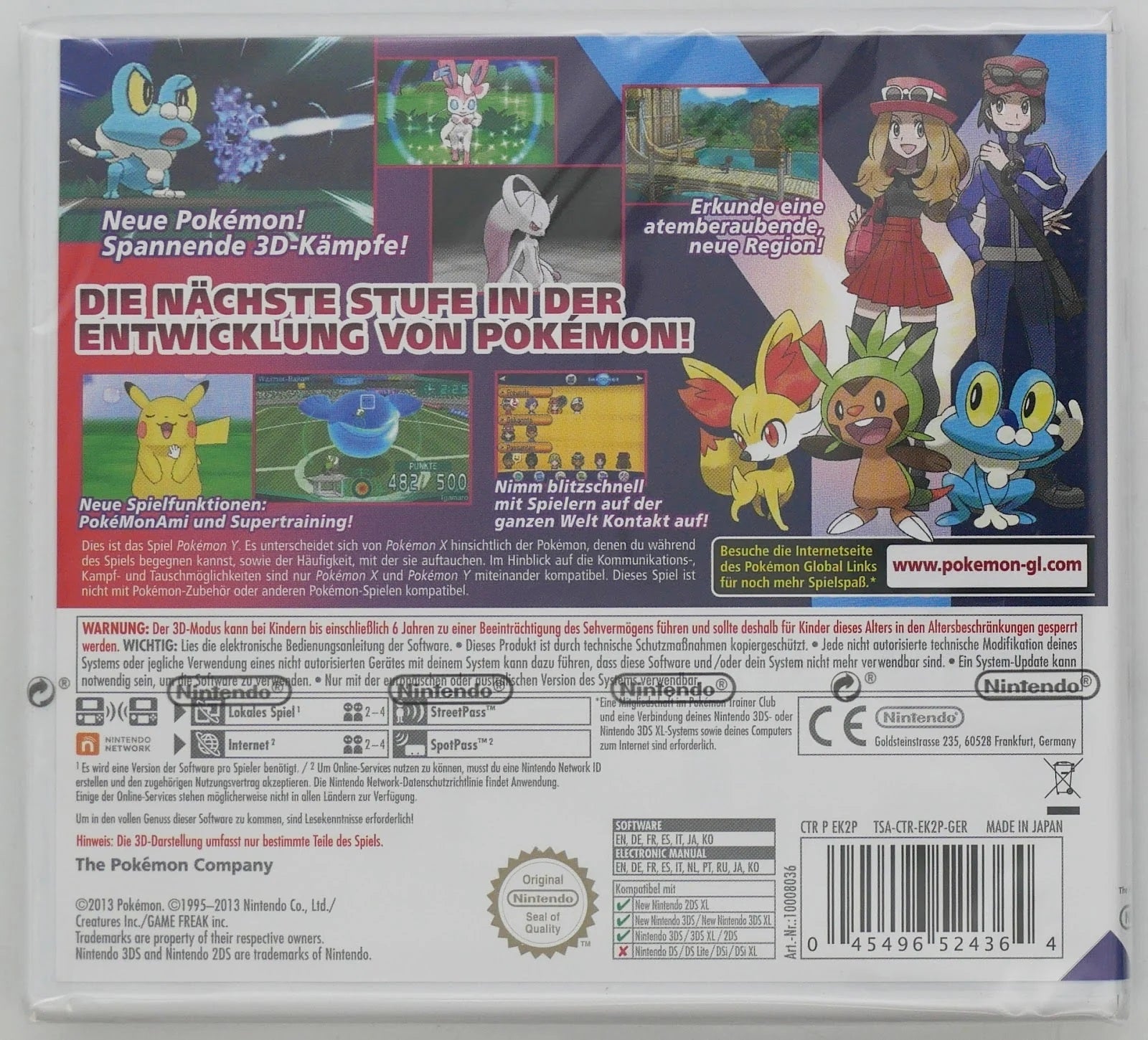 Pokémon Y Pixel Grading SEALED 90 84459385 (DE) · Sammlerstück