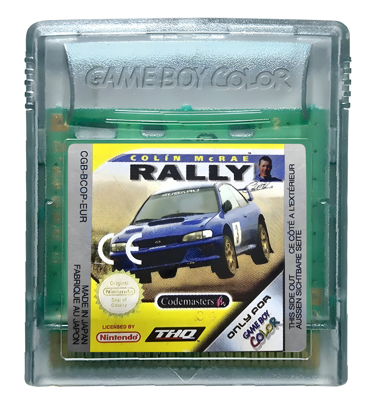Das Modul von Colin McRae Rally für GameBoy Color