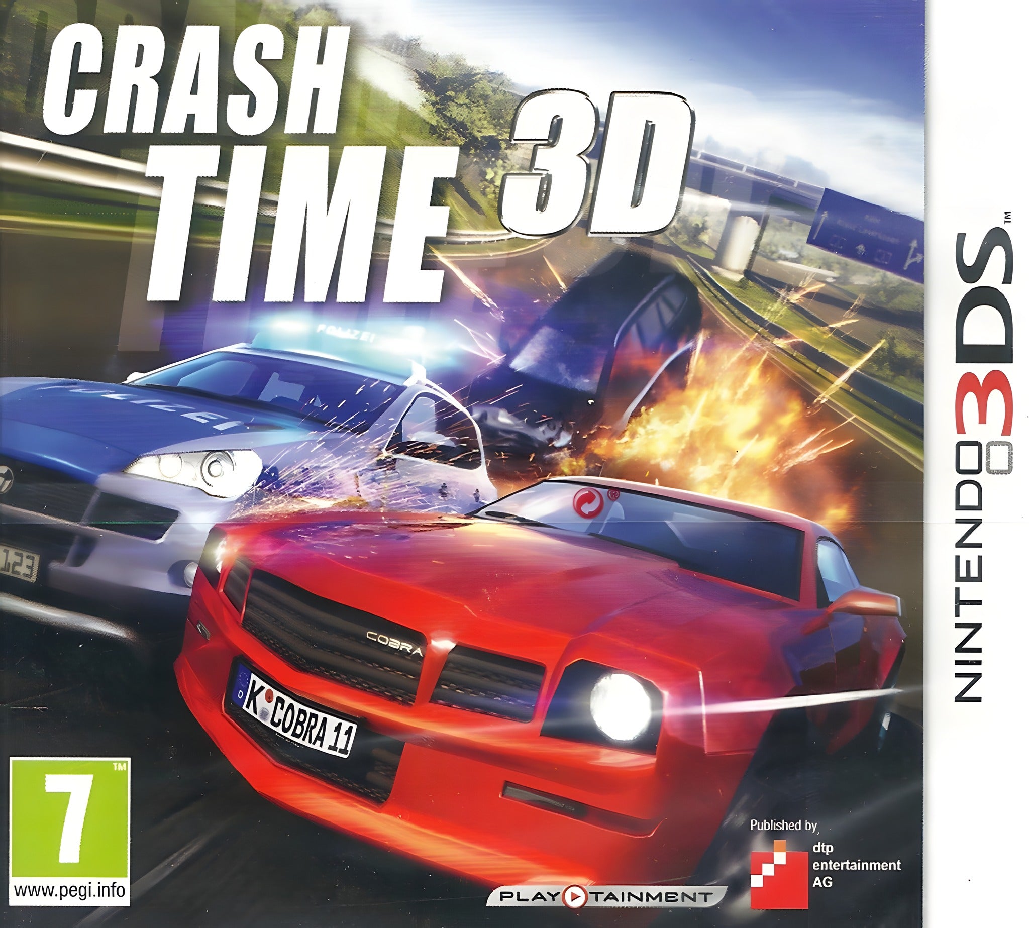 Crash Time 3D (GB) – Cover Vorderseite