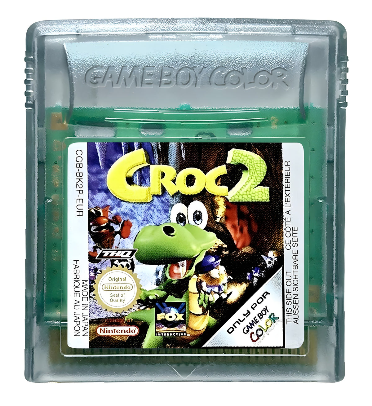 Das Modul von Croc 2 für GameBoy Color