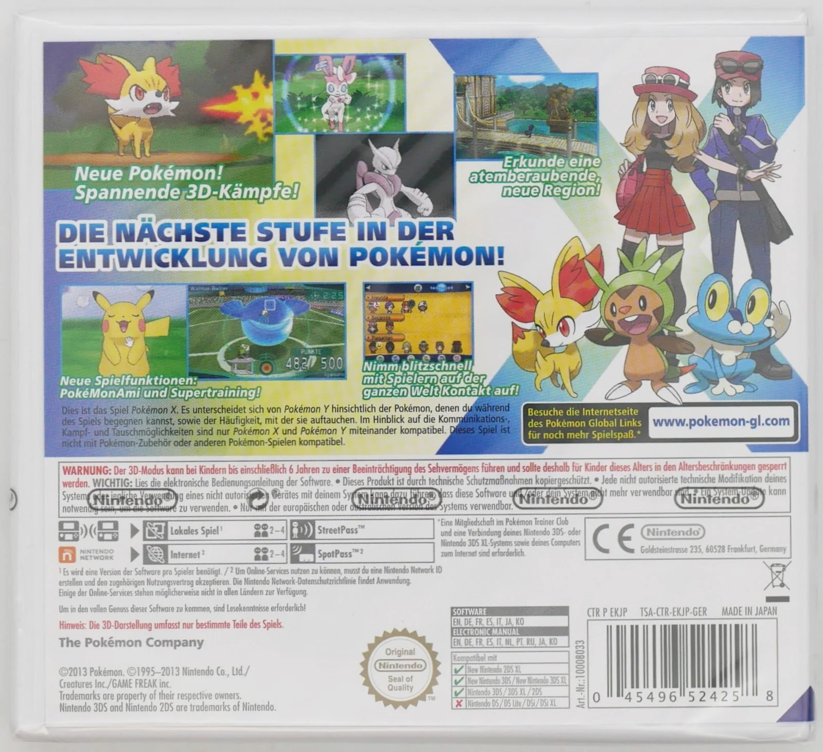 Pokémon X Pixel Grading SEALED 90 21465790 (DE) · Sammlerstück