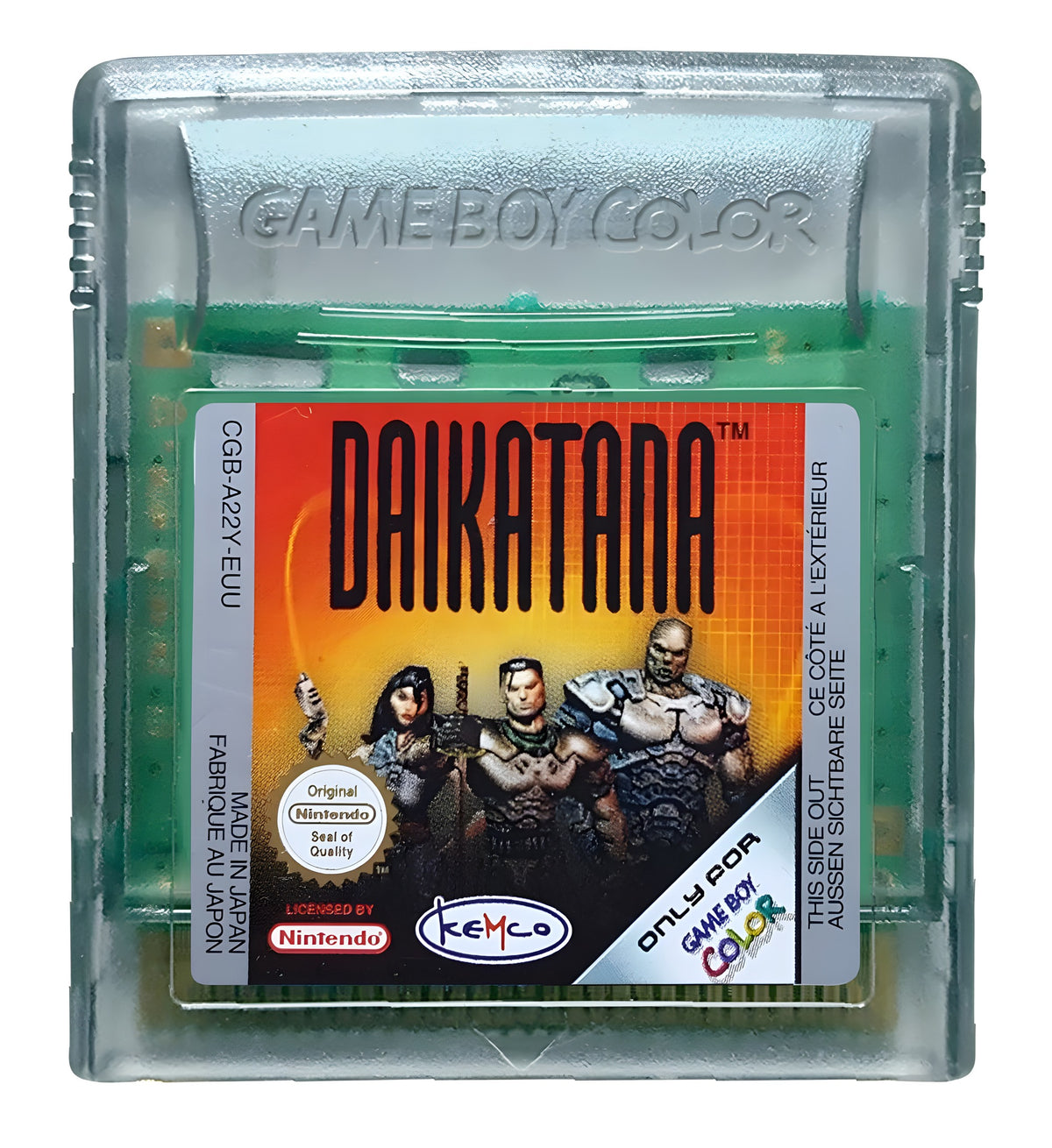 Das Modul von Daikatana für GameBoy Color