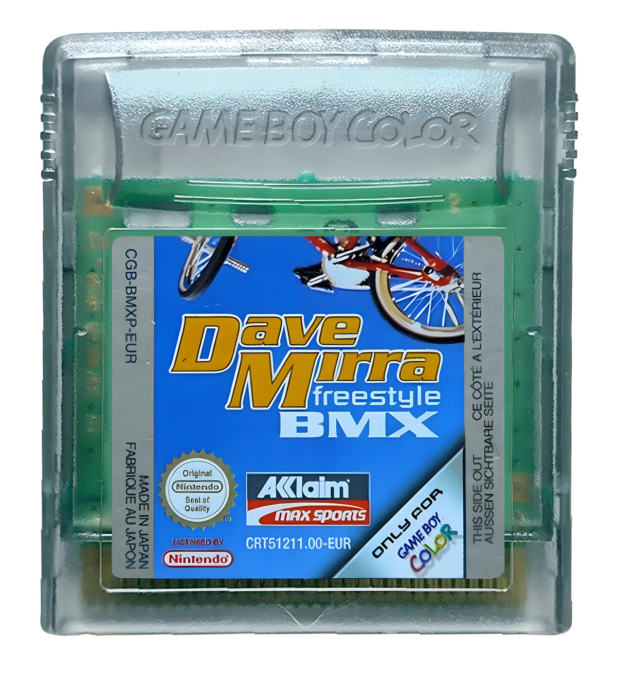 Das Modul von Dave Mirra Freestyle BMX für GameBoy Color