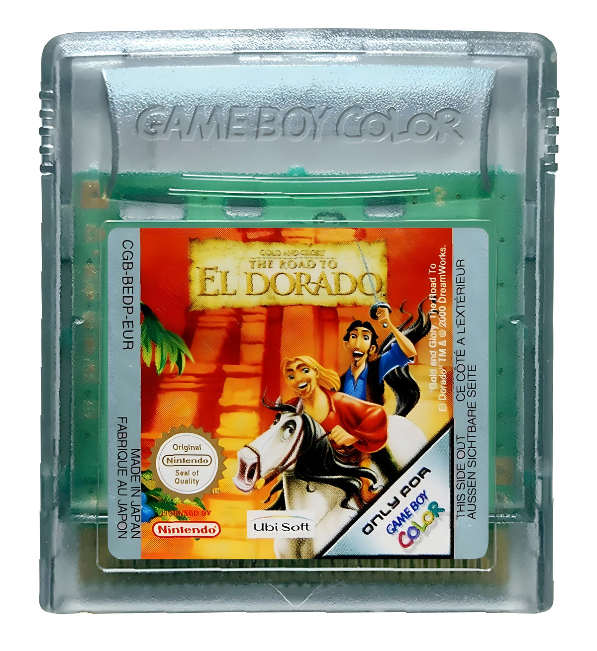 Das Modul von Der Weg nach El Dorado für GameBoy Color