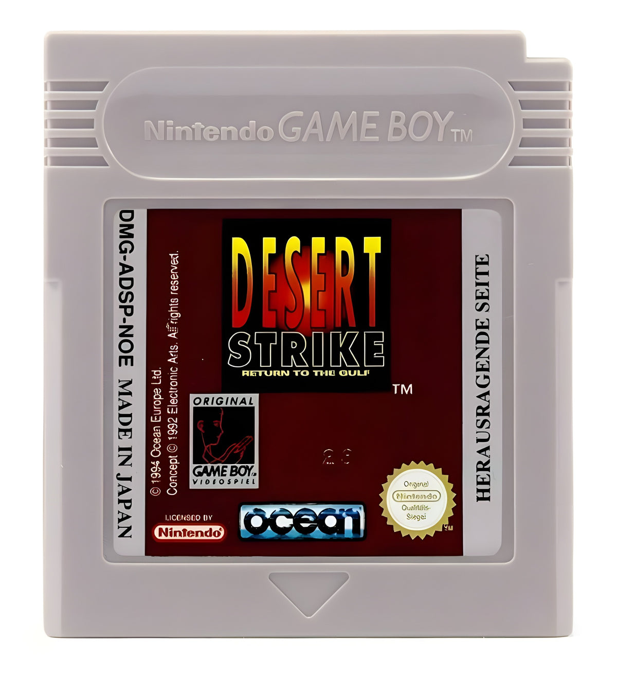 Das Modul von Desert Strike: Return to the Gulf für GameBoy