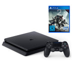 Konsole Slim 1TB schwarz + Destiny 2 + Original Controller