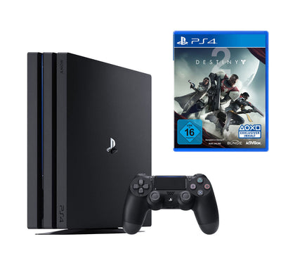Konsole Pro 1TB schwarz + Destiny 2 + Original Controller