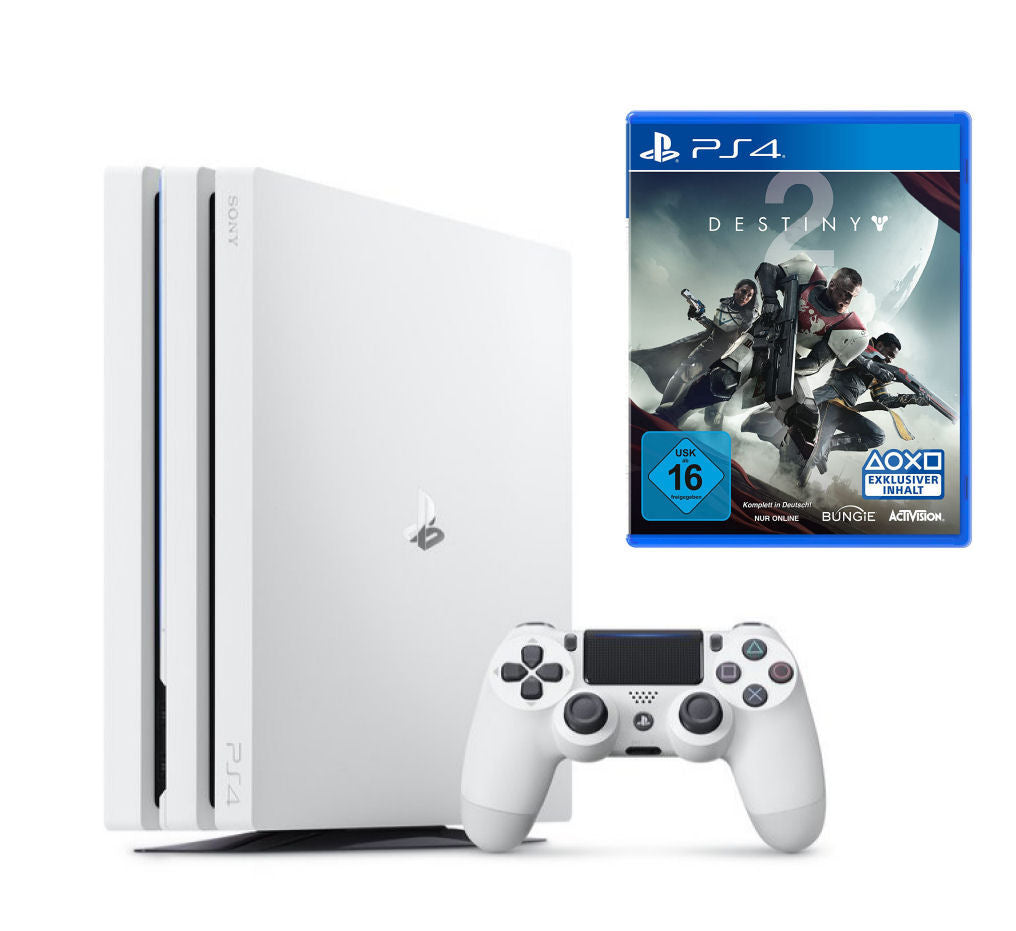 Konsole Pro 1TB weiß + Destiny 2 + Original Controller