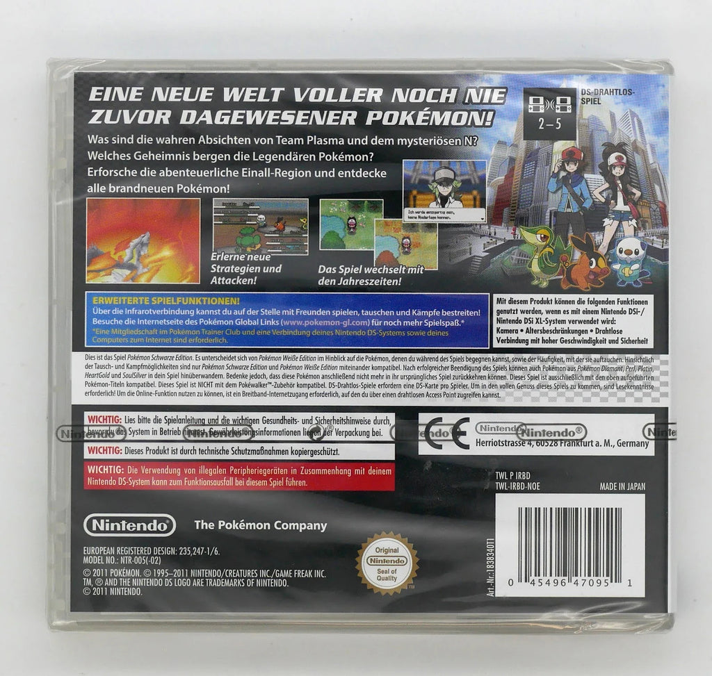 Pokemon: Schwarze Edition Pixel Grading SEALED 85+ (DE) · Sammlerstück