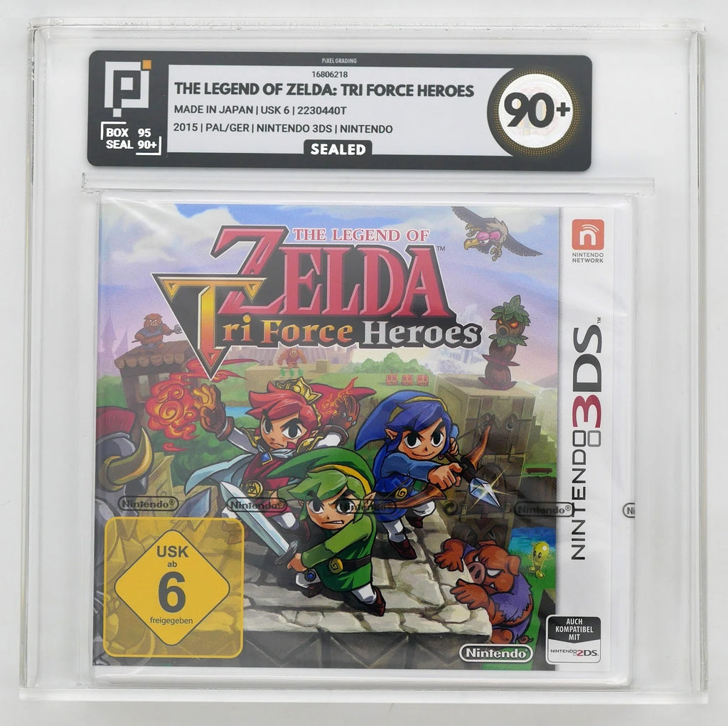 The Legend of Zelda: Tri Force Heroes Pixel Grading SEALED 90+ 16806218 (DE) · Sammlerstück