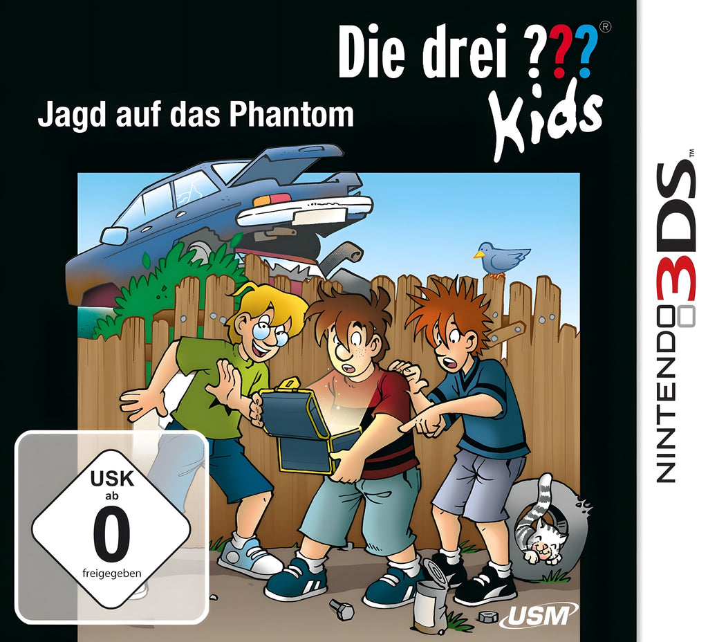 Die drei ??? Kids: Jagd auf das Phantom – Cover Vorderseite