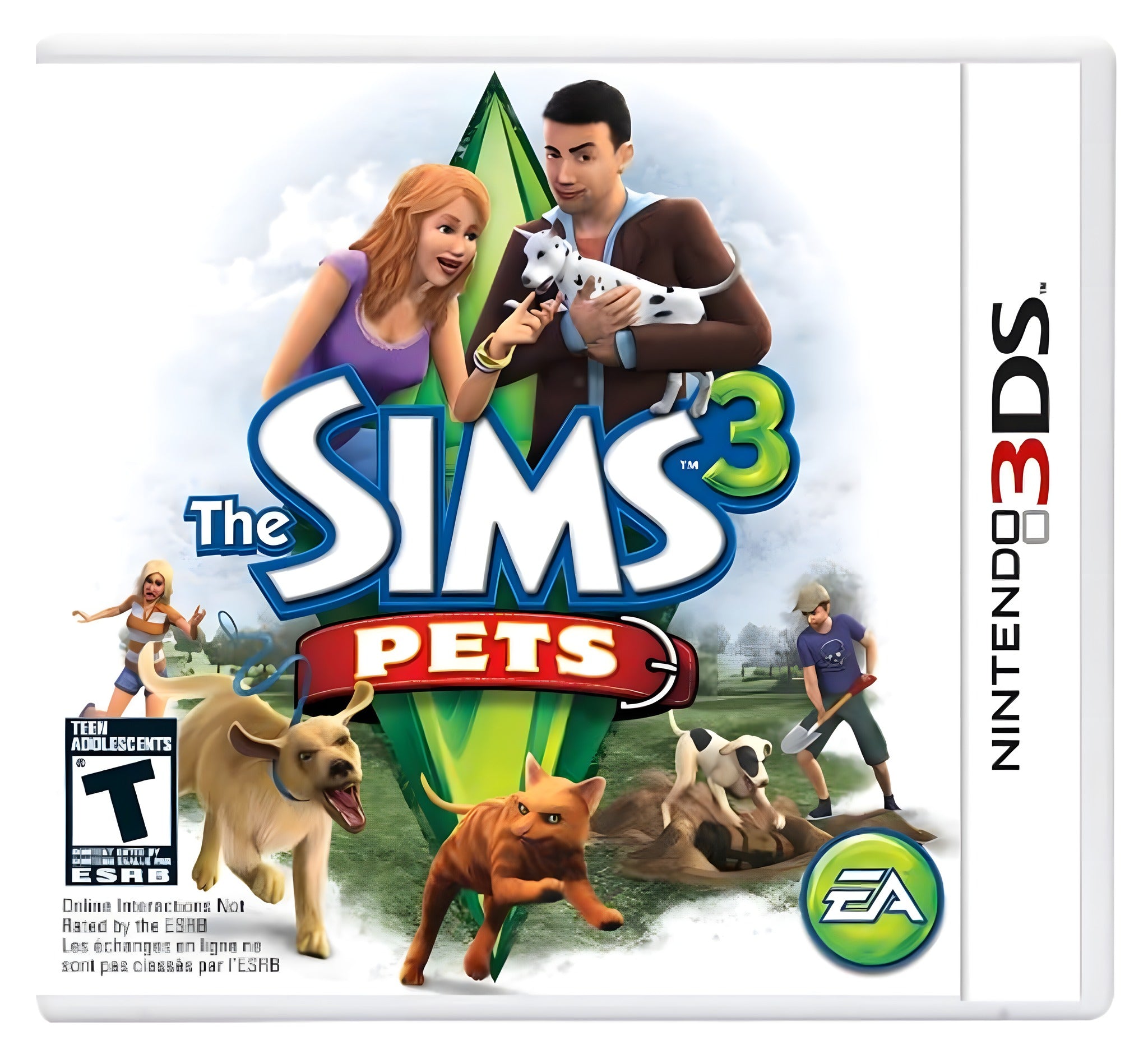 Die Sims 3: Pets (US) – Cover Vorderseite