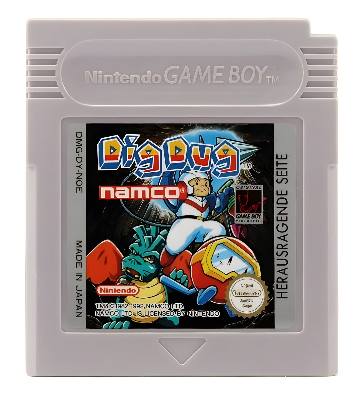 Das Modul von Dig Dug für GameBoy