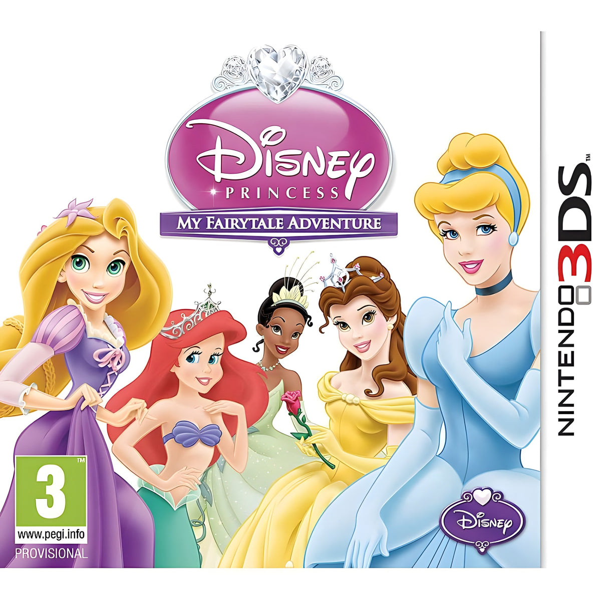 Das Cover von Disney Princess My Fairytale Adventure für Nintendo 3DS