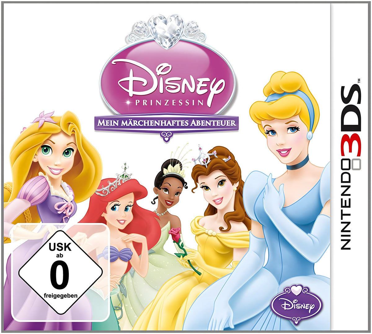 Das Cover von Disney Prinzessin: Mein Märchenhaftes Abenteuer für Nintendo 3DS