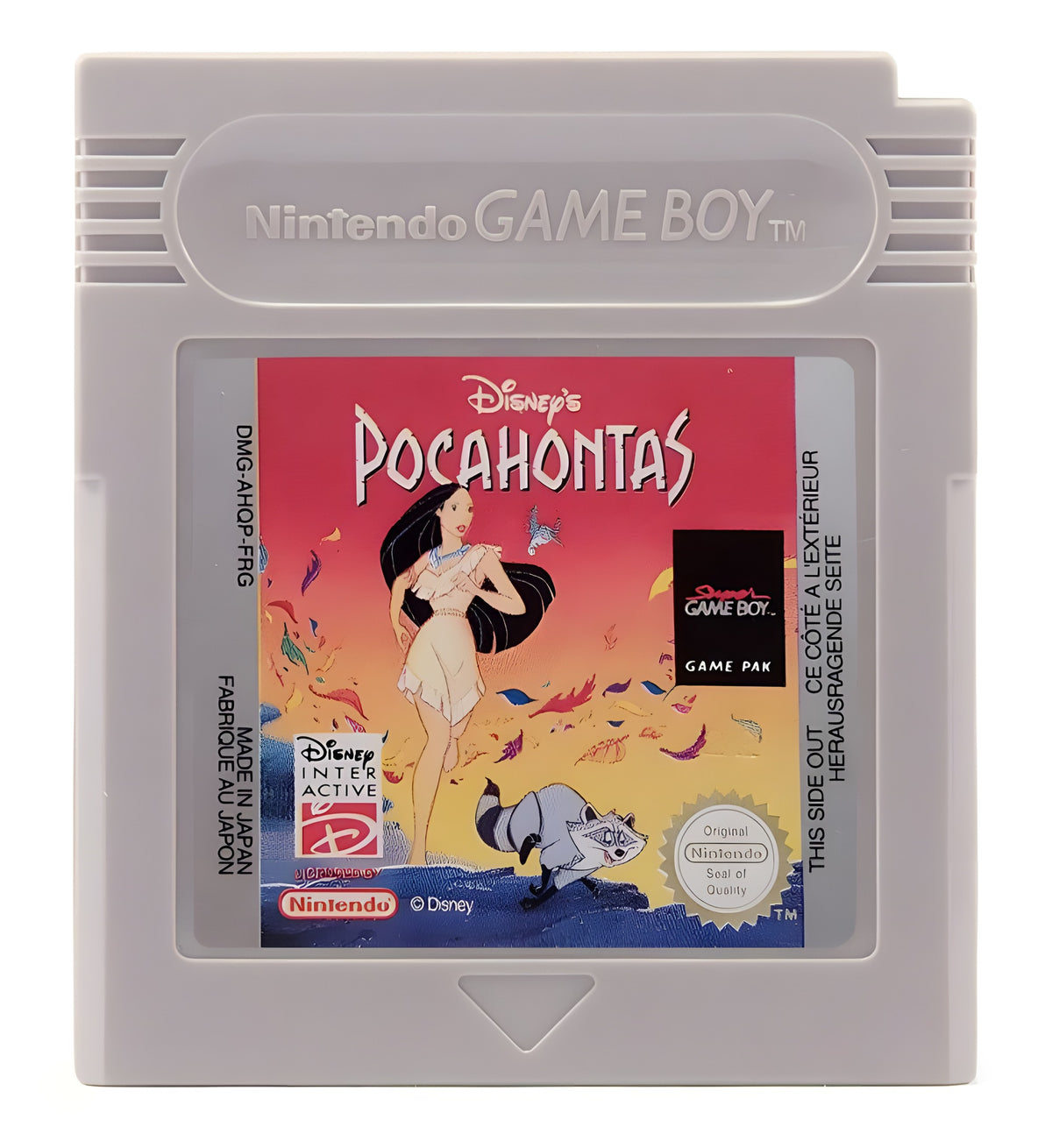 Das Modul von Disney's Pocahontas für GameBoy
