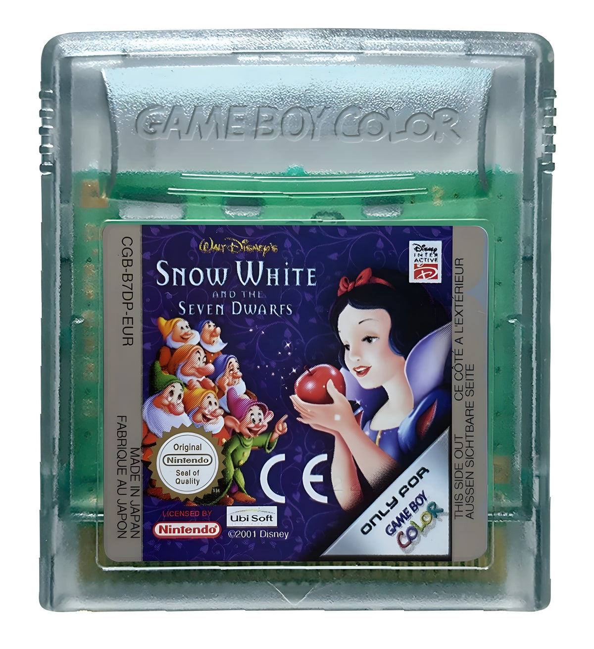 Das Modul von Disney's Schneewittchen und die 7 Zwerge / Snow White And The Seven Dwarfs für GameBoy Color