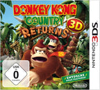 Das Cover von Donkey Kong Country - Returns 3D zeigt Donkey Kong und Diddy Kong im Dschungel, USK ab 0.