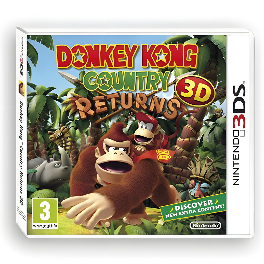 Das Cover von Donkey Kong: Country Returns 3D für Nintendo 3DS