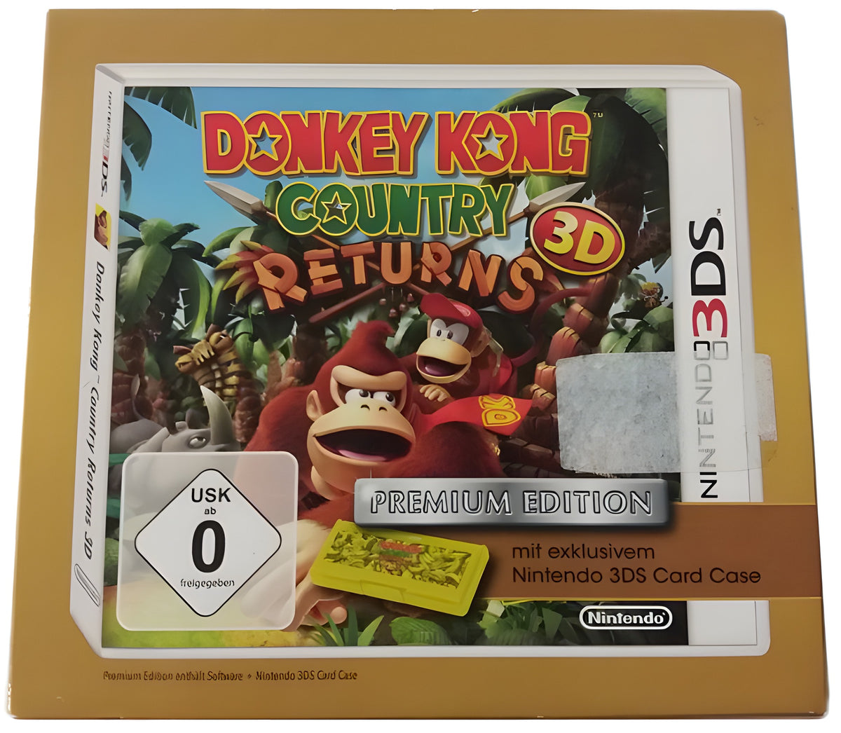 Das Cover von Donkey Kong Country Returns 3D Premium Edition für Nintendo 3DS