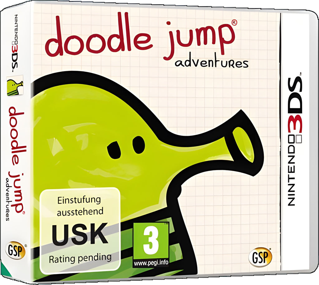 Das Cover von Doodle Jump: Adventure für Nintendo 3DS