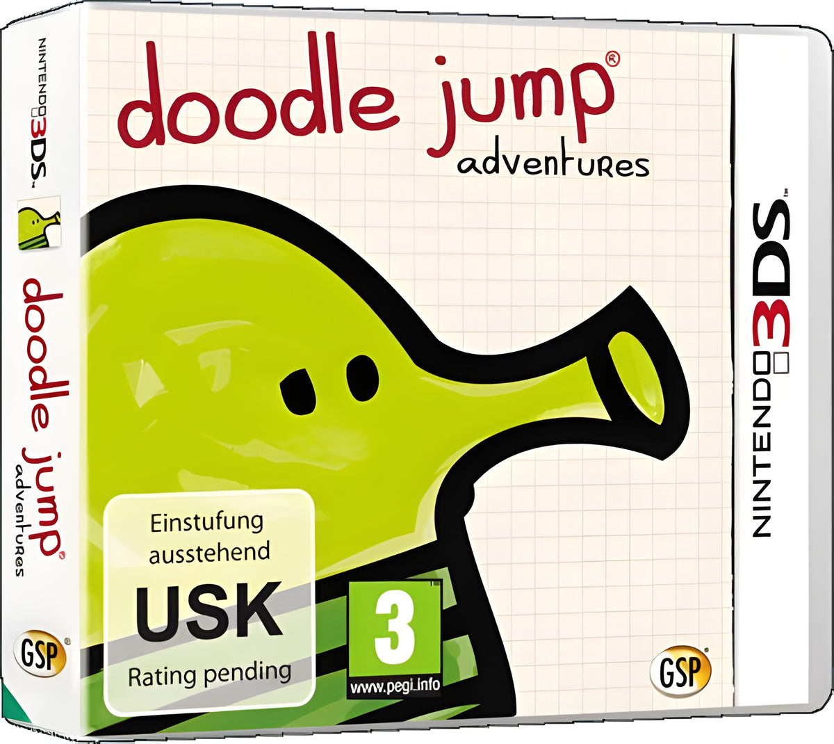 Das Cover von Doodle Jump: Adventure für Nintendo 3DS