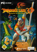 Das Cover von Dragon´s Lair 3D: Return to the Lair für PC zeigt Dirk mit Schwert.