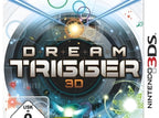 In Dream Trigger 3D schweben rote, stilisierte Gegner über Wolken und werden von einem Lichtstrahl getroffen.