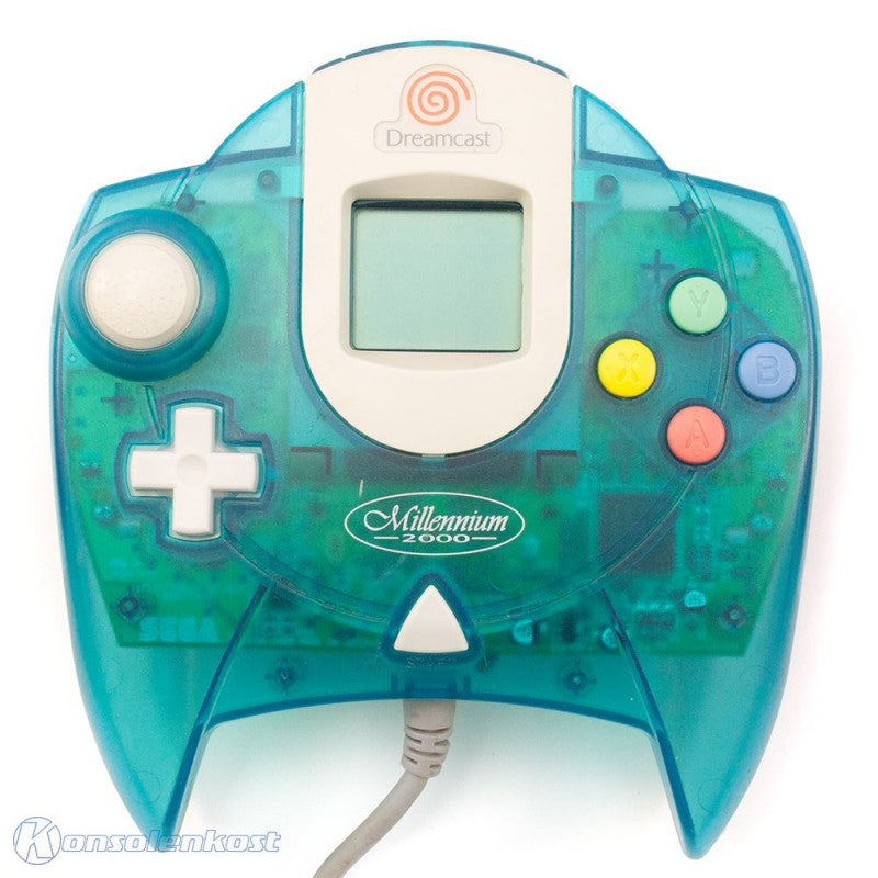 Original Controller blau-transp. + VMU Millenium 2000 Edition