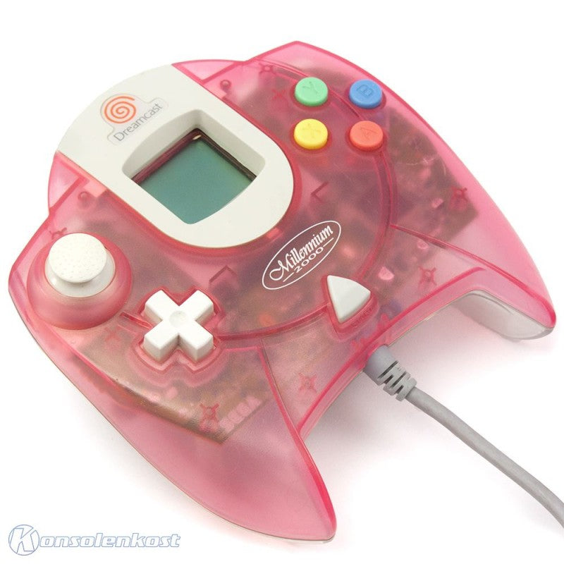 Original Controller pink-transp. + VMU Millenium 2000 Edition