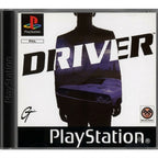 Die Vorderseite der Spielhülle von Driver für die PlayStation 1 zeigt das Cover im Jewel Case.