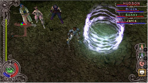 Ein Charakter wirkt in Dungeon Explorer: Warrior of Ancient Arts einen Magieangriff.