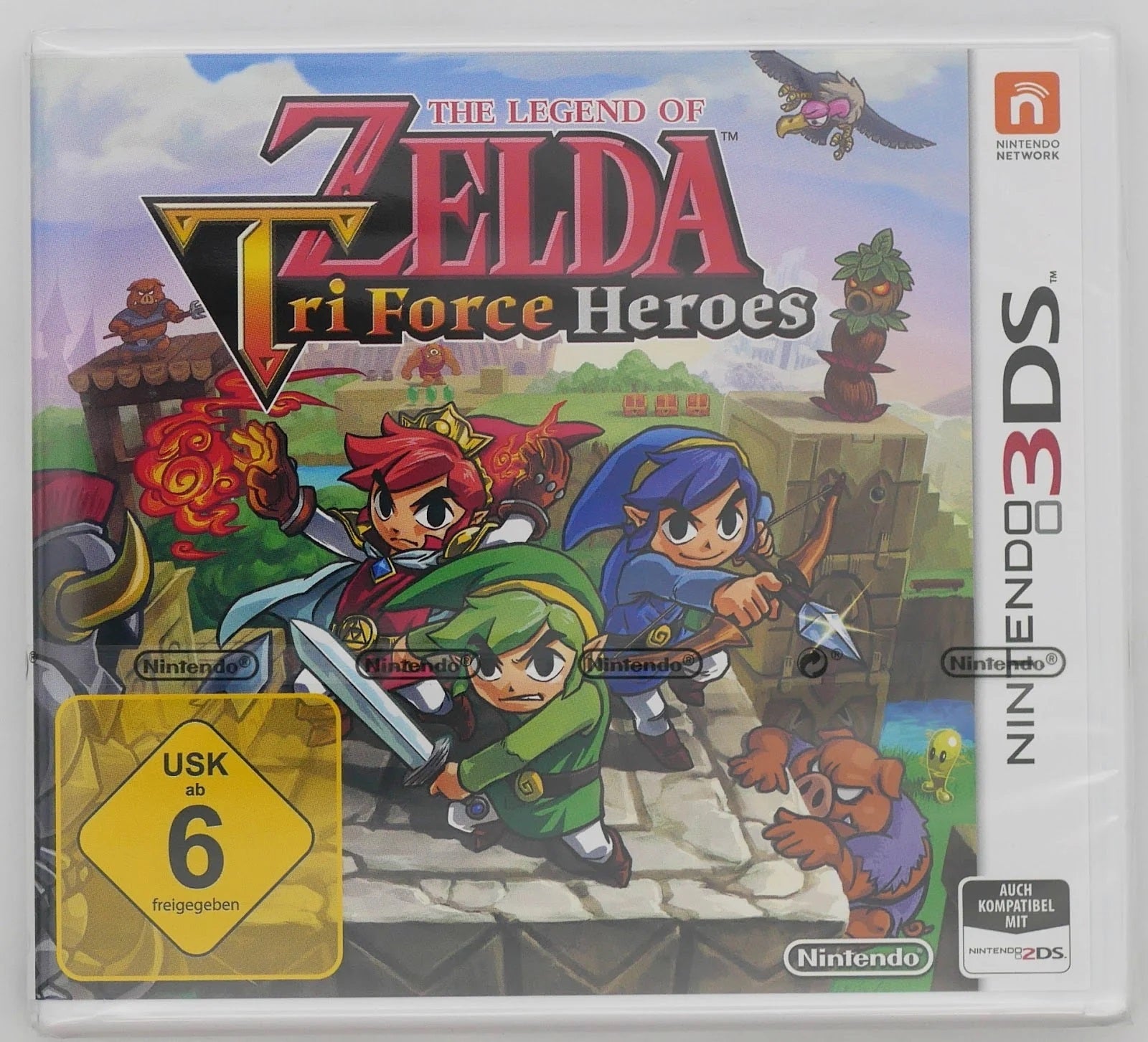 The Legend of Zelda: Triforce Heroes Pixel Grading SEALED 90+ 96541349 (DE) · Sammlerstück