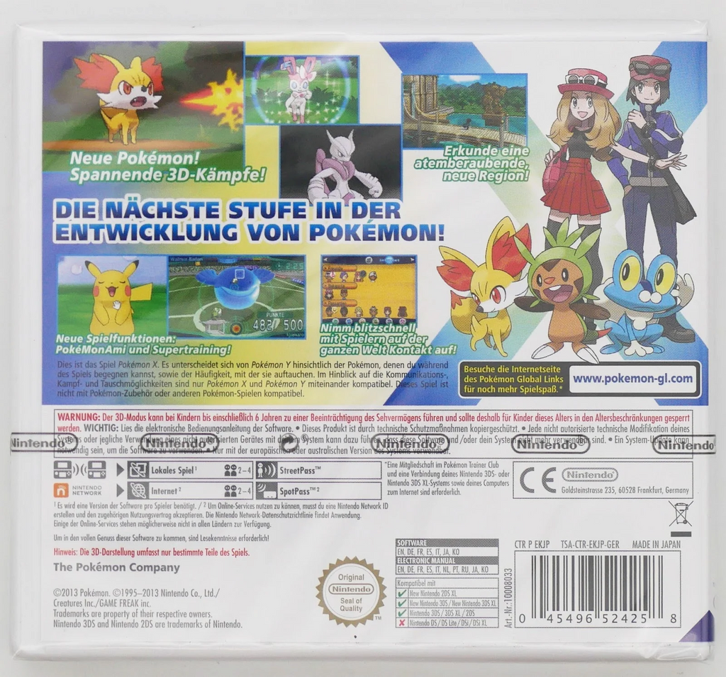 Pokémon X Pixel Grading SEALED 85+ 21890334 (DE) · Sammlerstück