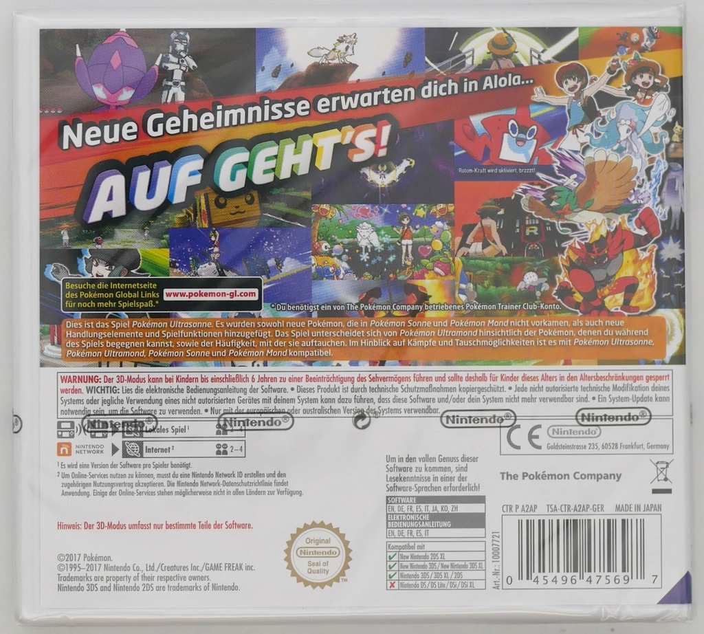 Pokémon: Ultrasonne (DE) · Sammlerstück