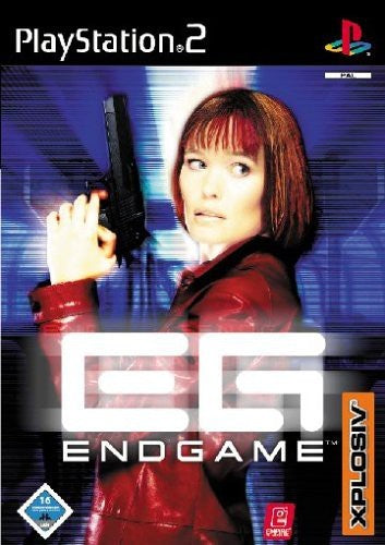 Das Cover von Endgame für PlayStation 2 zeigt eine Frau mit Waffe in der Hand und dem USK ab 16 Siegel.