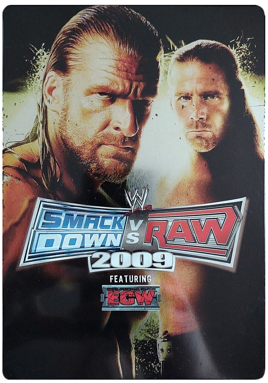 WWE SmackDown vs. RAW 2009 featuring ECW (DE) — Steelbook