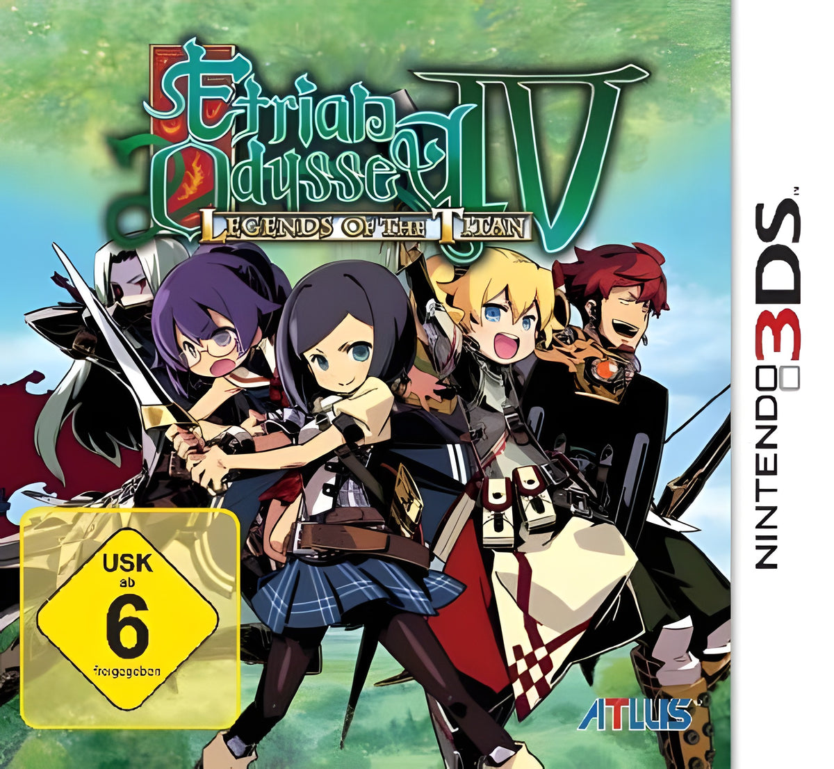 Das Cover von Etrian Odyssey 4 für Nintendo 3DS