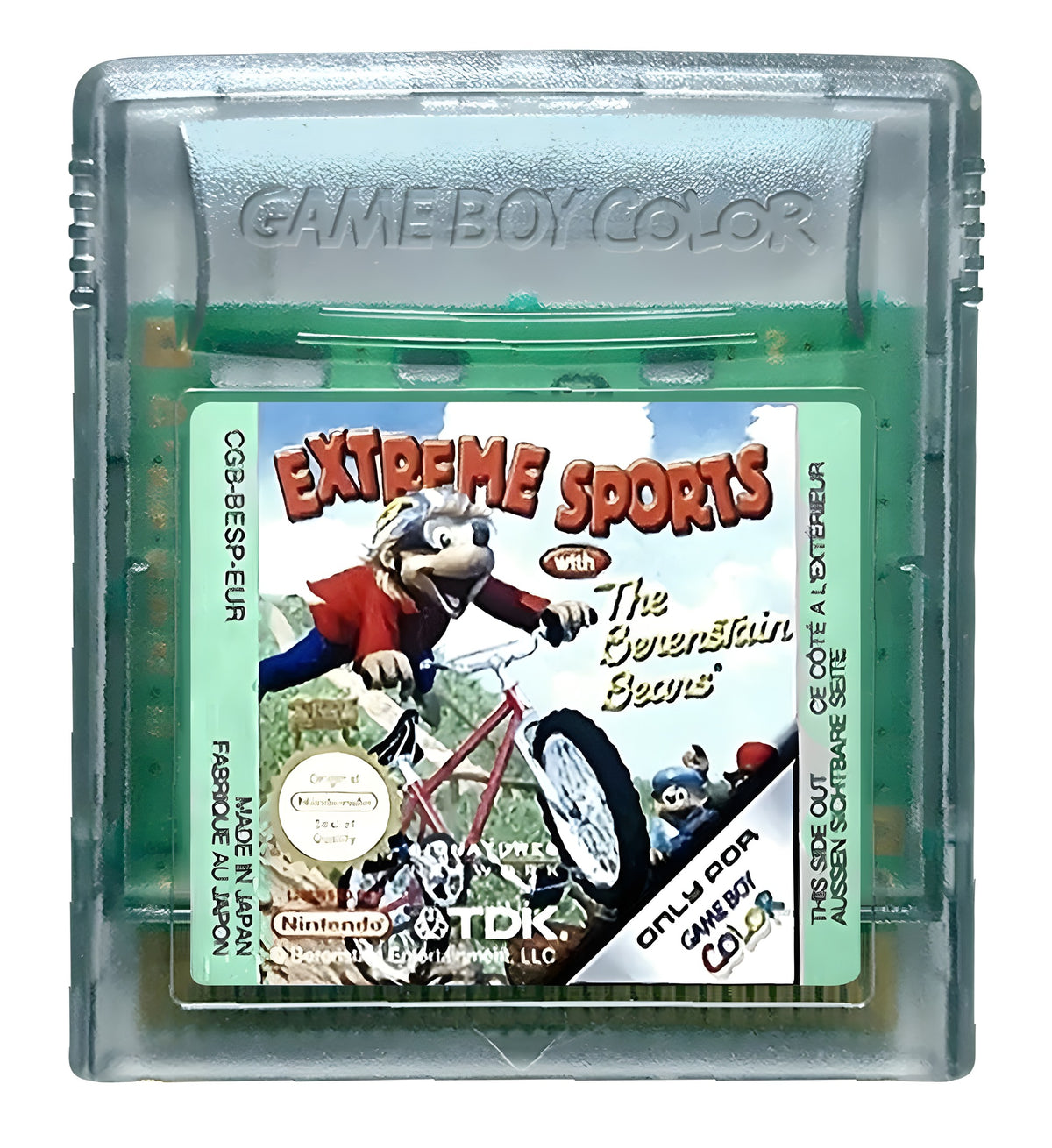 Das Modul von Extreme Sports mit den Berenstain Bären für GameBoy Color