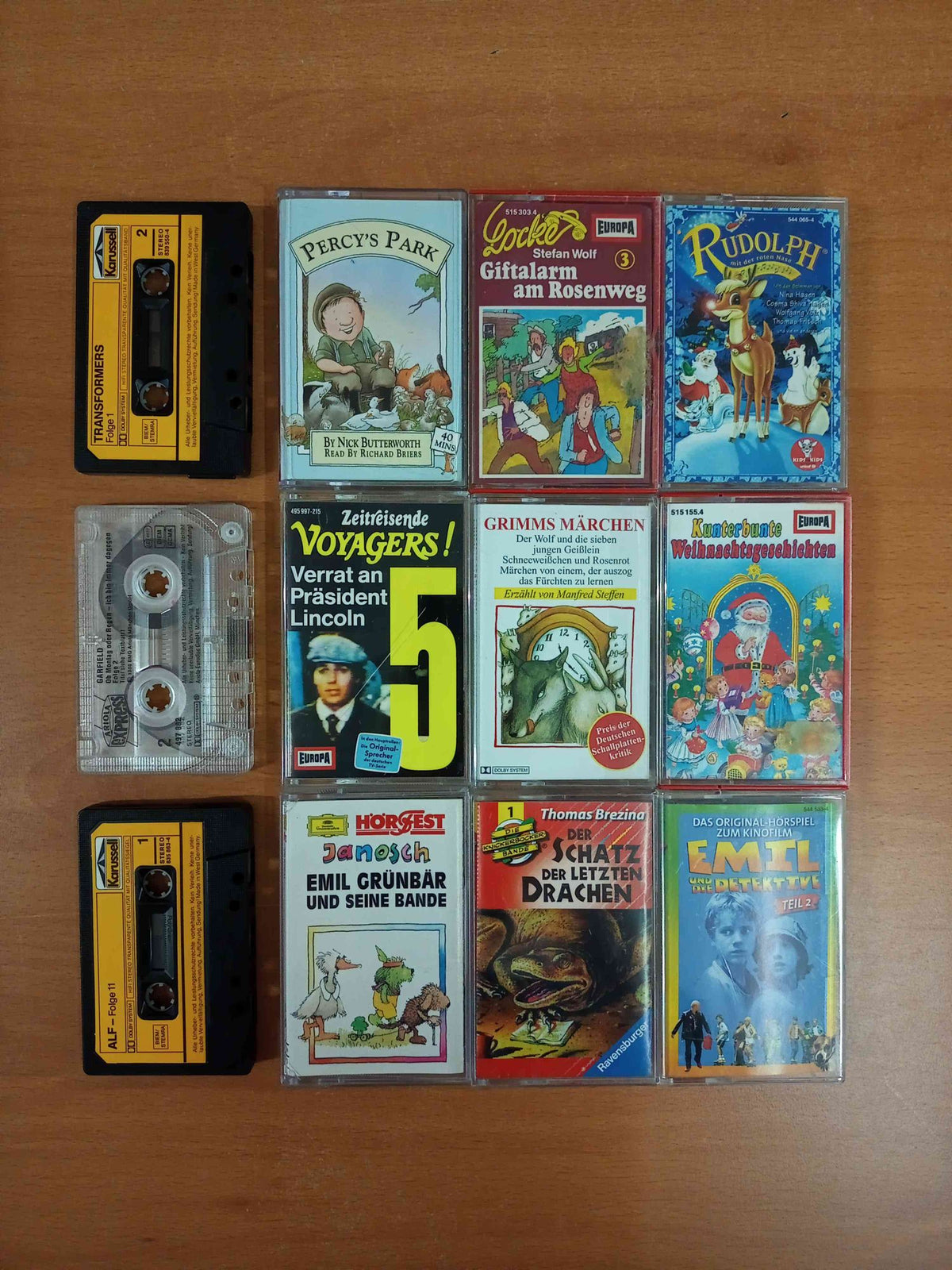 MC Kassetten-Set S51: Emil und die Detektive, Janosch, Grimms Märchen, Rudolph Kinder